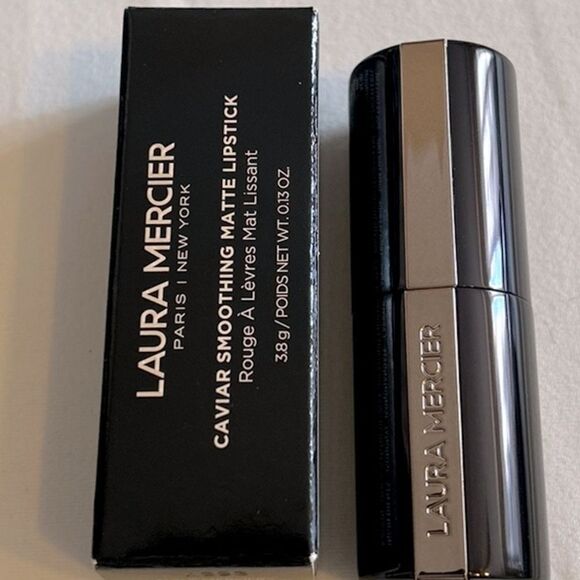 Laura Mercier 620 Pink Tulle Caviar Smoothing Matte Lipstick New Full Size - Picture 9 of 10